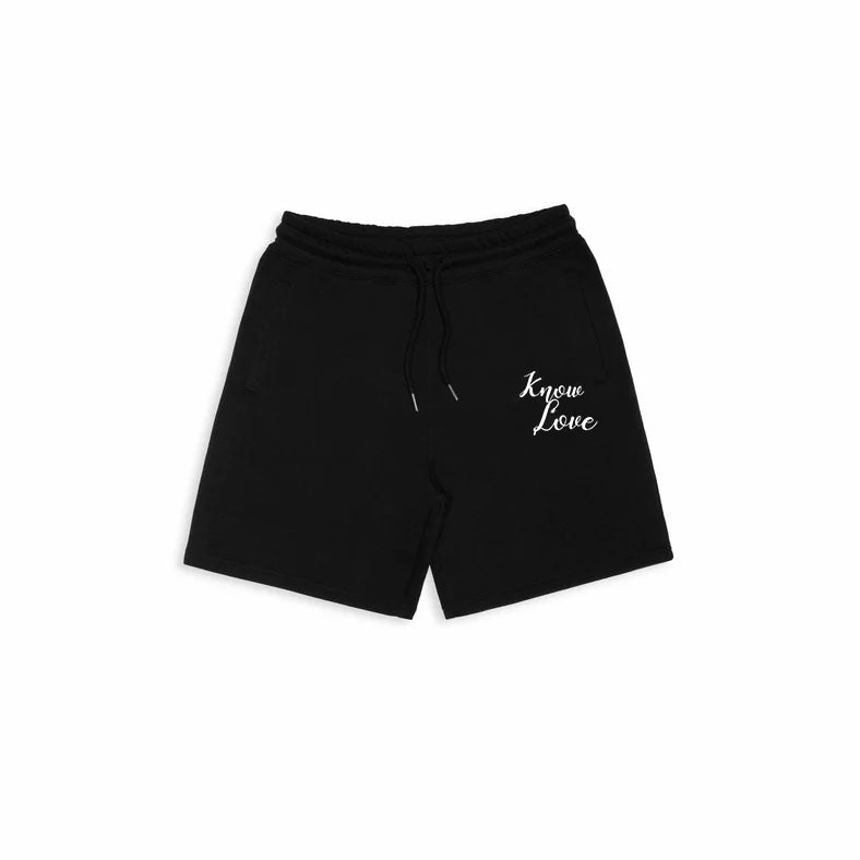 Know Love sweat shorts