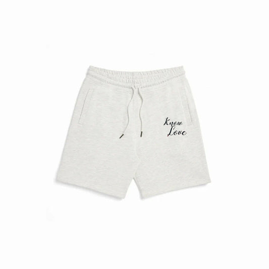 Know Love sweat shorts