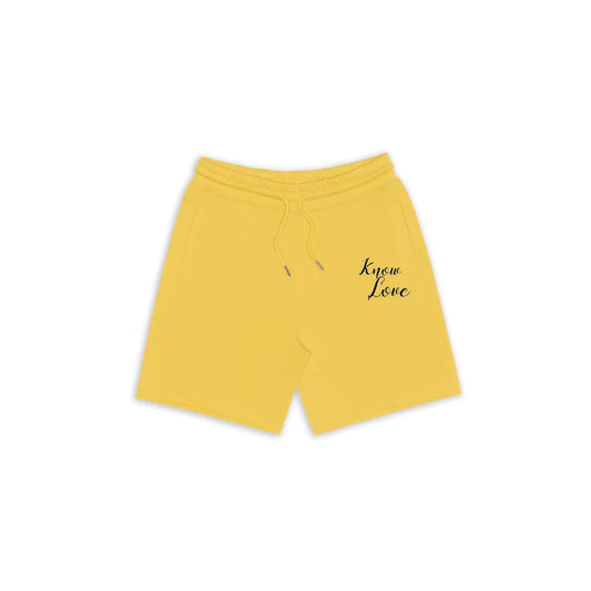 Know Love sweat shorts